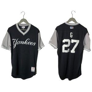 NY Yankees Giancarlo Stanton Authentic #27 Jersey